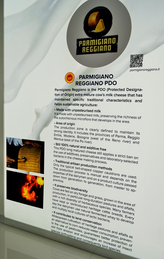 Nadia Mikushova.EXPO Milano 2015.Italian cheese Parmigiano Reggiano.s